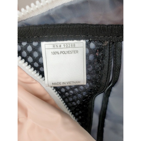 Adidas Originals 3 Stripes Trifold‎ Mini Backpack Pink Travel Sports Bag 90288 - Picture 7 of 8